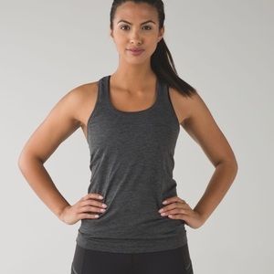 Lululemon Swiftly Tech Racerback Charcoal Gray